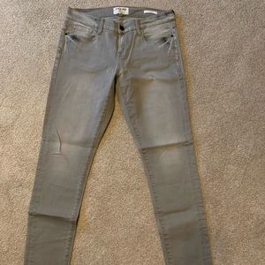 FRAME Gray Skinny Jeans